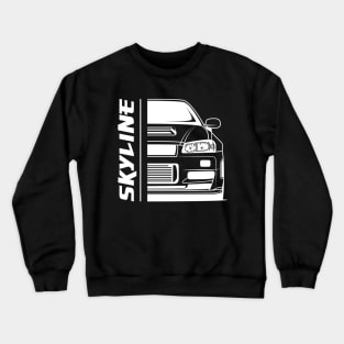 Front Skyline R34 JDM Crewneck Sweatshirt